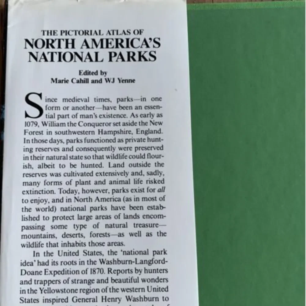The National Parks Of The U.S.A. by James V. Murfin Hardcover 1989 - Picture 3 of 13